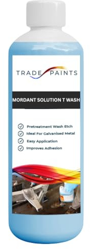 paints4trade T Wash Mordant Solution For Galvanised Metal - 1 Litre