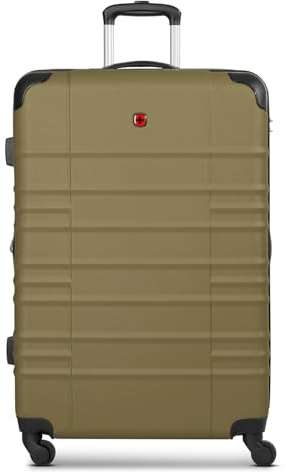 WENGER Check-in Koffer für Damen und Herren | großer XL Trolley 51 x 30 x 75 cm aus hochwertigem, stoßfestem ABS Material | Erweiterbar & Teleskopgriff| Amplar Evo Serie