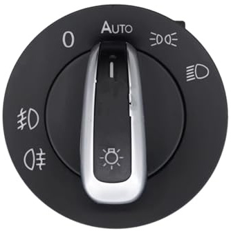 Lichtschalter Kompatibel Mit VW Für Rabbit 2006–2009 Für Tiguan 2008–2014 Autoscheinwerferschalter Nebelscheinwerfer Ersatz OE: 1C0941531A