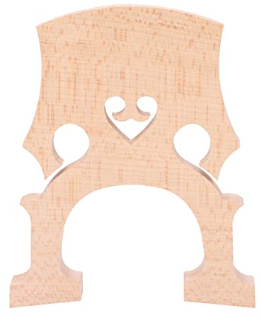 Puente de Cello de Madera de Arce, Accesorio para Instrumento, Tamaño 4/4, 3/4 - Entrega de Sonido Superior, Diseño Compacto, Fácil Instalación para Músicos (4/4)