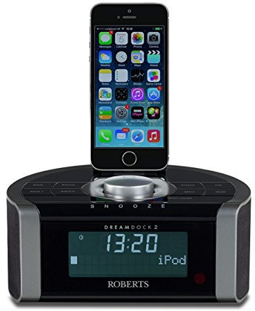 Roberts Radio Dreamdock 2 Horloge numérique Noir