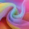 16 Fuß x 54 Zoll Regenbogen Organza Mehrfarbige Voile Kleid Stoff Phantasie Kostüme Dekorationen