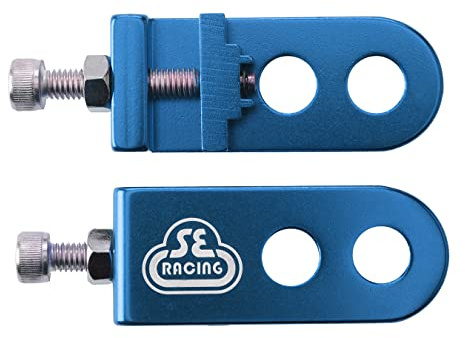 SE Bikes Lockit Chain Tensioner Blue | SE Bikes Alloy Chain Tensioner - Easy Chain Slack Adjustment