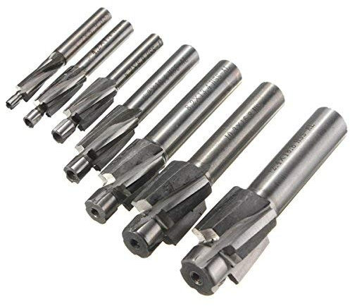 ChaRLes M3.2-M12.4 Hss-Senkbohrer Schaftfräser Cnc-Bit - #5