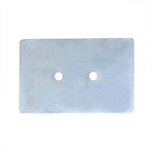 ProPlus - Placa de Montaje (125 x 100 mm), Color Plateado