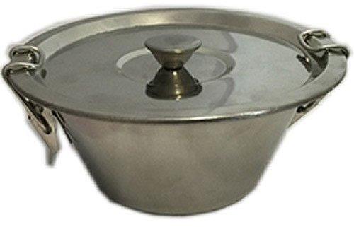 Tradineur - Flanera con tapa, acero inoxidable (Ø 16 cm)