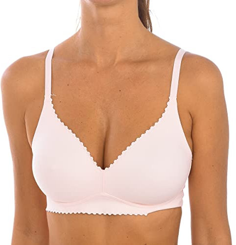 Dim Soutien-Gorge Triangle sans Armatures Body Touch Libre, Opaque, Rose (Rose Ballerine 5my), S Women
