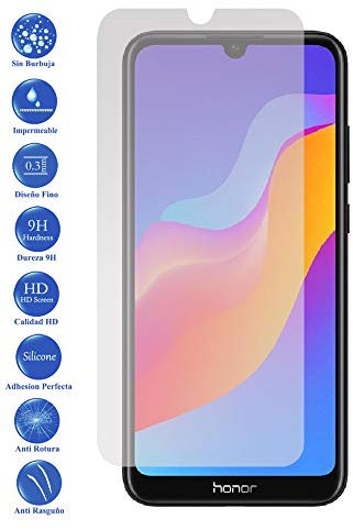 Todotumovil Protector de Pantalla Huawei Honor 8A de Cristal Templado Vidrio 9H para movil