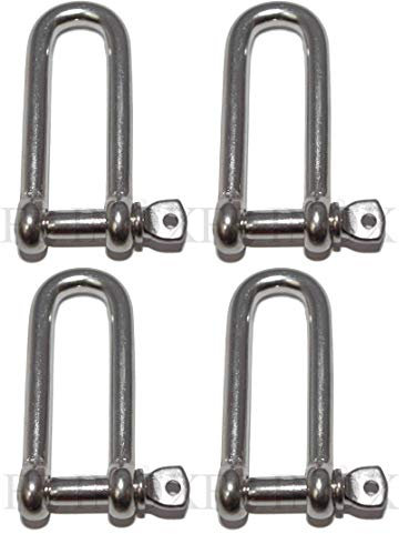 Manille Longue Ø 5mm Libre Longueur 50mm (Lot de 4) INOX A4