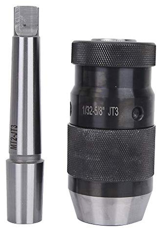 Keyless Drill Chuck Bit 1/32 5/8 JT3 PrO Series Drill Press Chuck JT3 MT2 Straight Shank Arbor