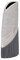 Dekohelden24 Elegant Modern Decorative Designer Ceramic Vase in Silver Grey High, Silver Grey, 25 cm