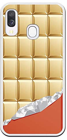 Personalaizer Custodia originale compatibile con Samsung Galaxy A40 - Tablet Choco Bianco