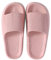 HSHAPAY Pantofole da casa per uomo e donna, antiscivolo, leggere, aperte, ad asciugatura rapida, sandali extra spessi, rosa, 39/40 EU