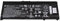 HP Pavilion Gaming 15-cx0000 Original Akku 52,5Wh 11,55V