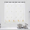 Dalina Textil - Cortina de Cocina Translúcido con Bordado, Cortina Media Altura para Cocina, Comedor, Marco de Puerta Tejido Gasa Fina(1 Pieza 140 x 220 cm, Abejas)