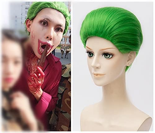 Movie The Joker Green Perücke Jared Leto Cosplay Perücke Kostüm