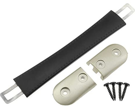 Handle Strap DGZZI 1Set 10Inch / 25cm Black Guitar Amplifiers Speaker Cabinet Strap Handle with Metal End Caps