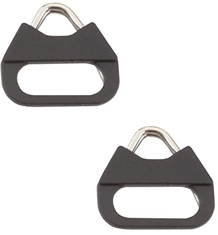 Camera Strap Lug Ring,Stainless Steel Triangle Split Hook with ABS Cap for Belt Hook Lanyard for Camera Shoulder Strap (2pcs)