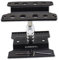 KUBOWAI RC Auto Aluminium Reparatur Workstation， 360 ° Drehung/Heben/Senken Arbeitsständer für 1/8 1/10 1/12 Truck Off Road Modellauto(Schwarz)