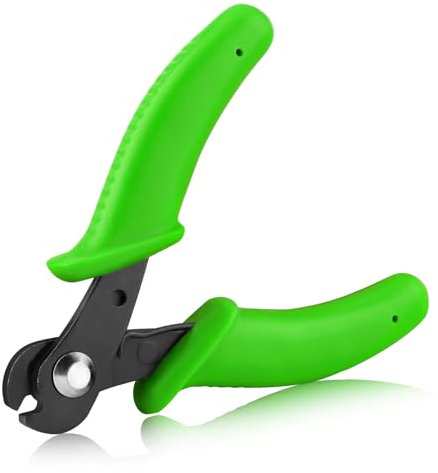 SPEEDWOX Memory Wire Cutters with Spring Mini Flush Cut Pliers 3 Inches Memory Wire Cutting Pliers for Memory Wire for Bracelet Making Beading DIY Arts and Crafts