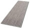 HPFloor Akustik Wandpaneele | Furnierte MDF Lamellen mit Eichenfurnier | Wandverkleidung zur Schalldämmung & Schallschutz | 240 x 60 cm | 21 mm stark | Grau