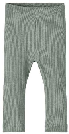 Name IT Unisex Baby Nbnkab Noos Leggings, Lily Pad, 68 EU