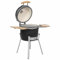 Rantry Kamado - Parrilla para barbacoa ahumadora de cerámica, 76 cm, 21 parrillas de exterior