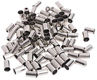 100 Stück Fahrrad-Schaltwerk-Schaltendabdeckung, Innendraht-Hülsen, Fahrradbremse, Metallkabelspitzen, Fahrradbremsgriff für Kinder