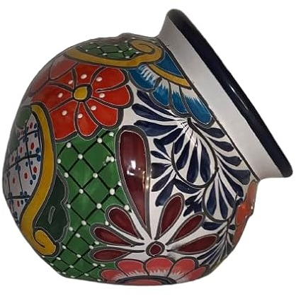 Maceta Cuba azul oscuro mediano