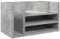 vidaXL Schreibtisch Organizer, Tisch Organizer für Büro Zuhause, Büro-Organizer Ablagefächer Stiftehalter, Dokumentenablage, Betongrau Holzwerkstoff
