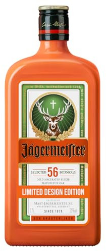 Jägermeister – #CultureOrange Limited Design Edition – 1 x 0,7l Premium Kräuterlikör 35% Vol. – 56 erlesene Kräuter – Im Eichenfass gelagert – Das Original aus Wolfenbüttel