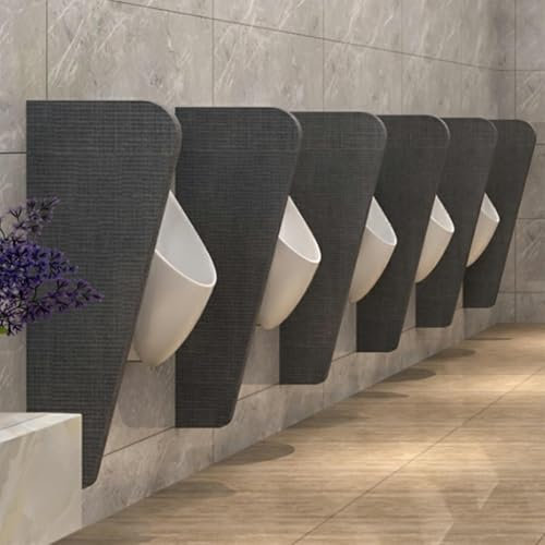 Urinalwand, Urinal-Sichtwand, Badezimmer-Duschwand für Herren, Wandmontierter Holz-Raumteiler, Urinalwand, Badezimmerwand, Trennwand