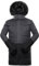 ALPINE PRO EGYP Herren Winterjacke, Outdoor Jacke, Leicht Wanderjacke, Skijacke, Sportjacke, Funktionsjacke,Bergjacke, Winddichte, Wasserdichte und Atmungsaktive Jacke mit Warmfutter, Grau Schwarz,XXL