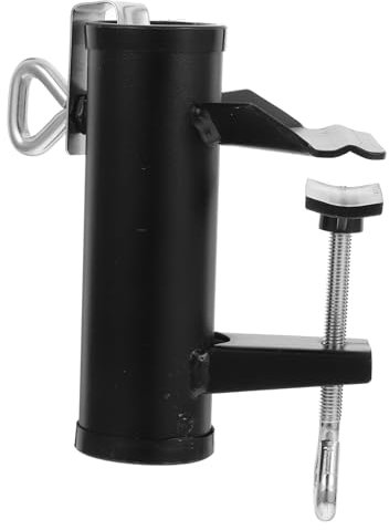 CANIGHT Schirmhalterung Für Balkon Schirm Stabiler Schirmclip Aus Eisen Schirmständerhalter Draußen Terrassenschirmklemmclip Unterstützung