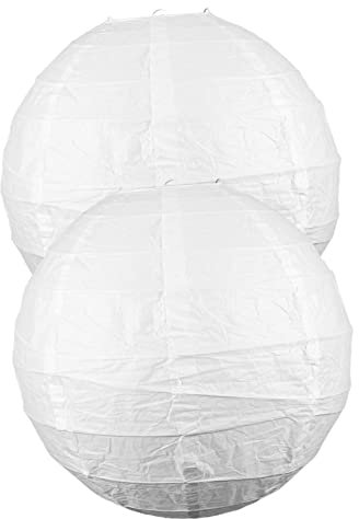 SWOOMEY Pantallas De Techo Redondas De 40 Cm Para Lámparas De Interior De Repuesto Diseño Plegable De Papel.
