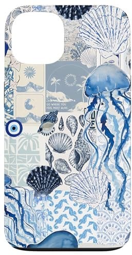 Coastal Granddaughter Aesthetic Preppy Seashell Ocean Case for iPhone 13
