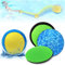 KutaKuta 4 Stück Wasser Sprungball, 2 Bälle und 2 Scheiben Wasserspielzeug Kinder Erwachsene Outdoor, Wasserball Bouncing Ball Schnelltrocknender Lycra-Bezug Ball für Strand Schwimmbad Spielen Freien