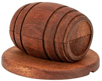 Whiskey Räucherfass Set – Edle Holzfass Räucherbox für Cocktails, Grill & Home-Bar mit Fackel – Premium Geschenk für Männer (1)