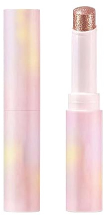Jelly Glaze Stick Lidschatten Glitzer, Lidschattenstift Schimmernder Finish, Einfache Anwendung, Vielseitig Für Alle Hauttypen, Tragbarer Augen-Make-up-Stick, Ideal Für Tag- Oder Nacht-Looks (B)
