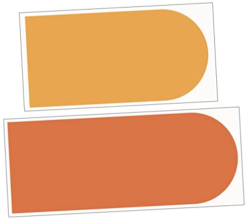 Mipcase 2stücke Wandaufkleber Geometrisch Wandkunstdekor Mit Einfacher Anwendung Für Heimdekoration Wänden Und Möbeln Wiederverwendbar Ohne Rückstände