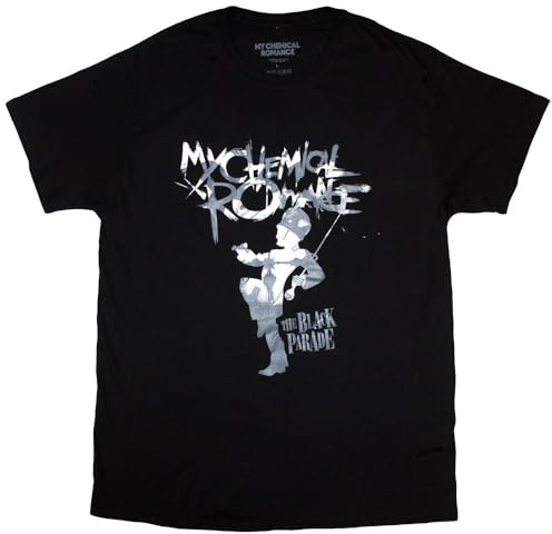 My Chemical Romance Unisex Adult Clock Logo T-Shirt (M) (Black)