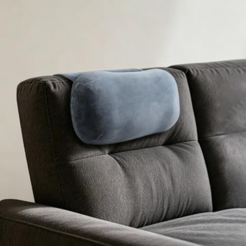 Nackenstützkissen Ergonomisch, In Einem Stück – Nackenrolle mit Tasche und Waschbarem Bezug, für Liegestuhl, Badewanne, Auto, Flugzeug, Reise & Gartenstühle, Lindert Nacken- und Schulterschmerzen