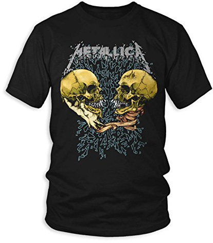 Metallica Sad But True Black Album Rock offiziell Männer T-Shirt Herren (Medium)