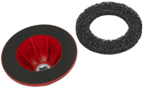 Sealey Wheel Hub Cleaner, 1/2 Sq Drive Adaptor, 160mm Diameter - VS8001
