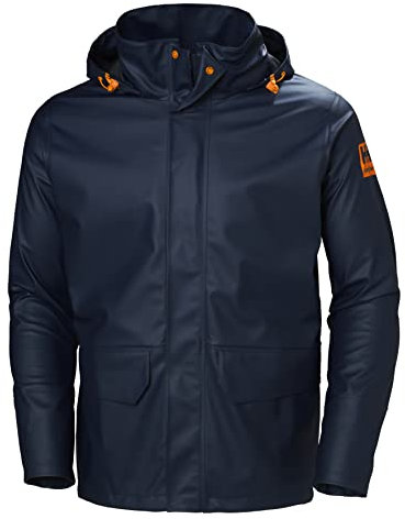 Helly Hansen Workwear Mens Gale Rain Jacket Navy