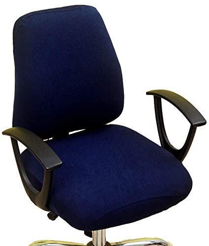 wonderfulwu Stretch Bürostuhl Bezug Spandex Office Computer Stuhlbezüge Abnehmbare Waschbare Drehbare Bürostuhl Hussen