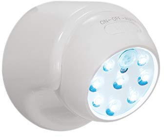 Bewegungssensorlampe – Reichweite ca. 5 Meter – wetterfest – 360° drehbar – als Taschenlampe verwendbar