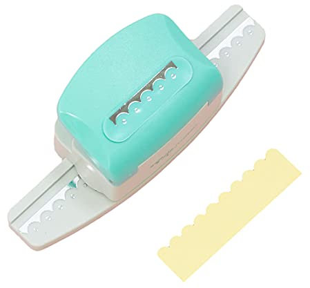 Craftelier - RandLocher zur Herstellung von dekorativen Wellenkanten auf Papier und Kartonbögen speziell für Scrapbooking und Crafting | Größe ca. 15 x 5,02 x 5,02 cm