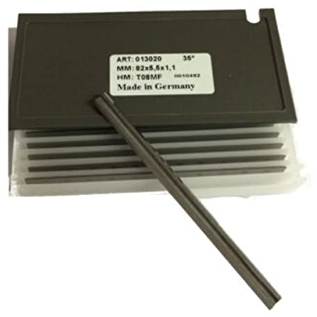 Xcalibur Tooling Lame piallatrici 82mm TCT reversibili compatibili con Piallatrici Makita, Black & Decker, Bosch, DeWalt Scatola da 10pz