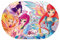 Winx Tischdecke aus weichem Kunststoff, rutschfest, faltbar, waschbar, 29 x 45 cm